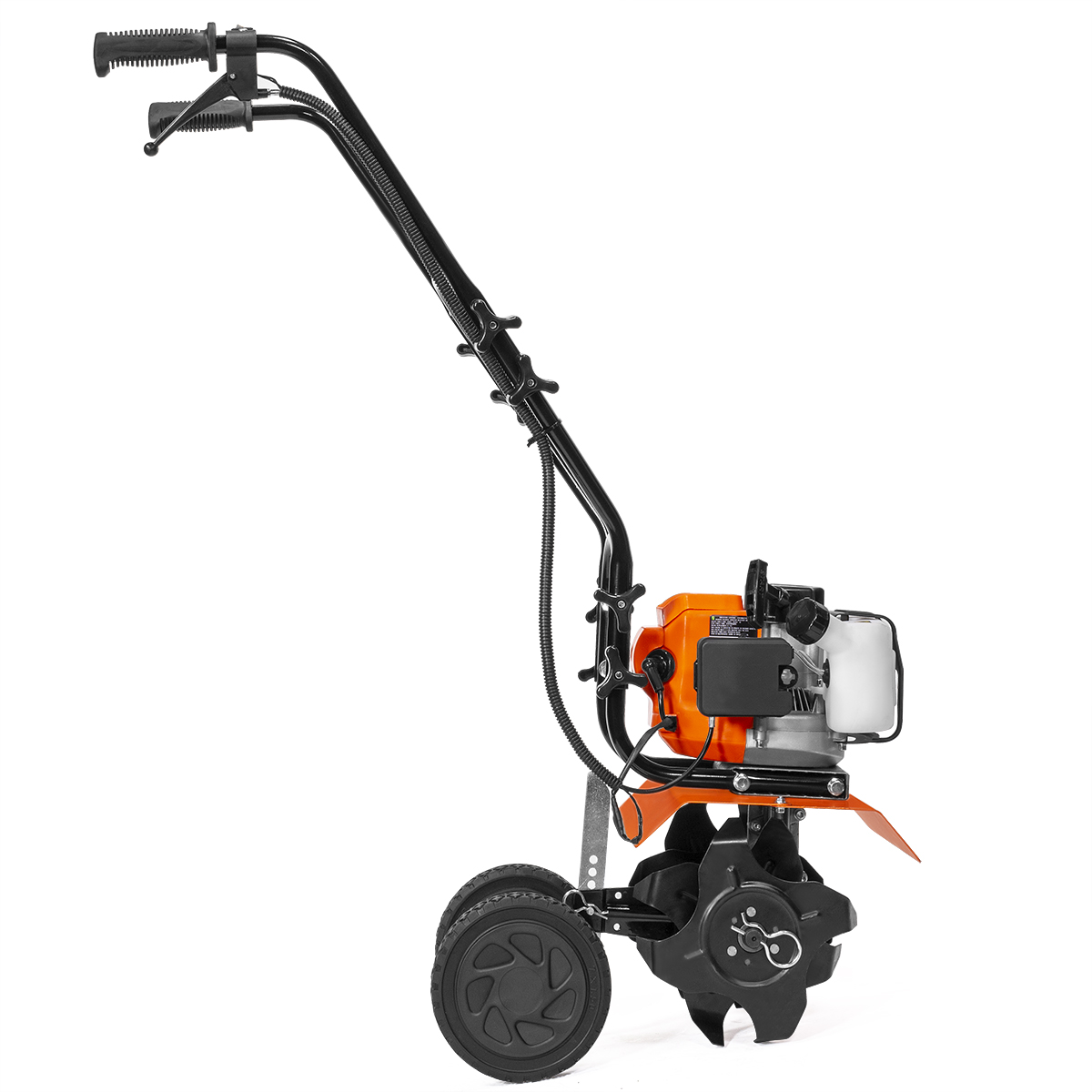 Commercial 2-Cycle Gas Powered Garden Yard Grass Tiller Cultivator Walk