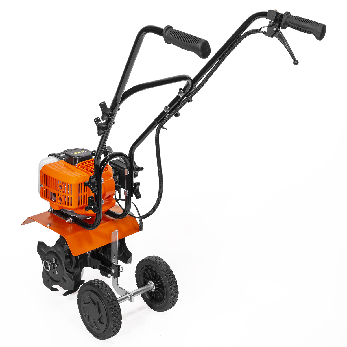 Commercial 2-Cycle Gas Powered Garden Yard Grass Tiller Cultivator Walk