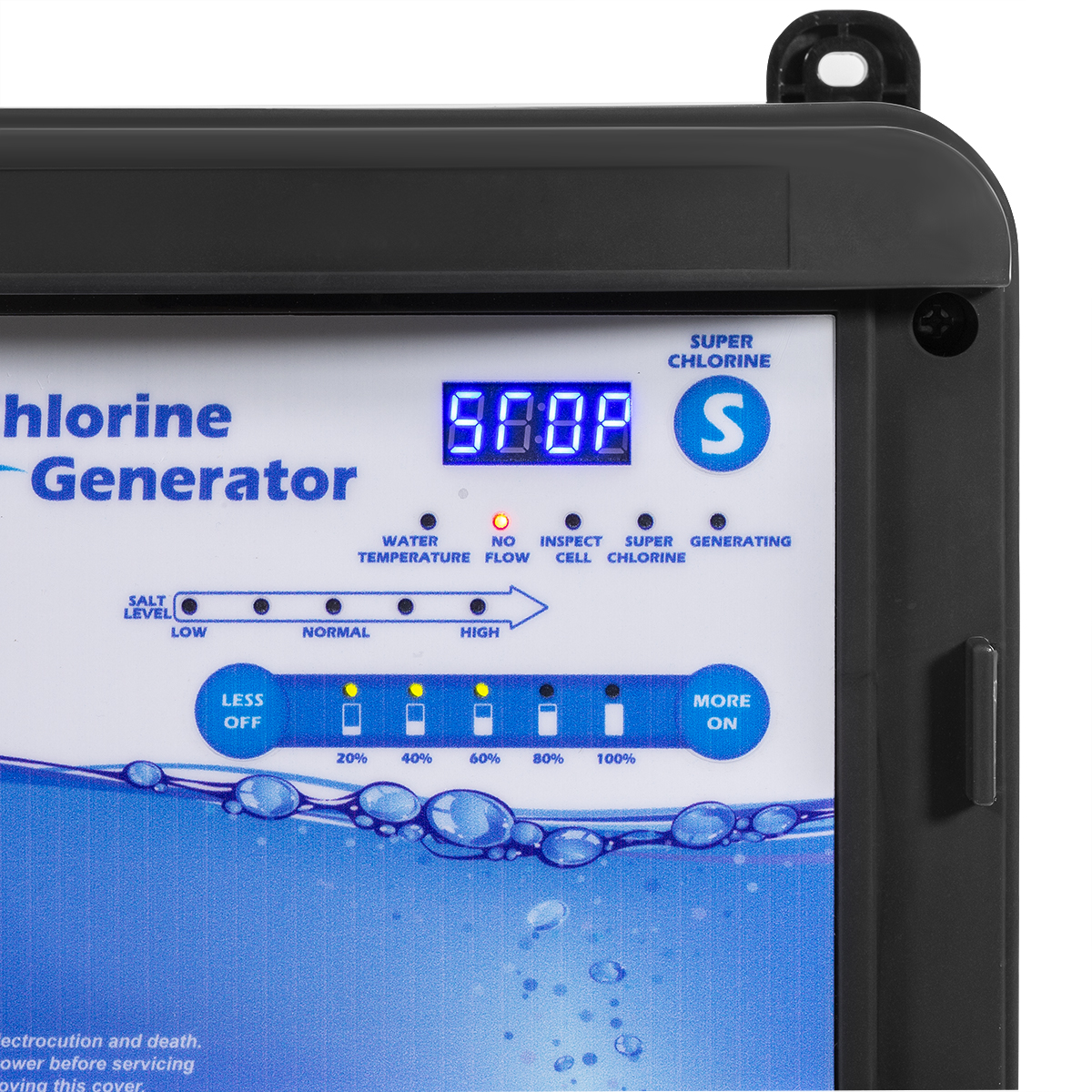 Salt Water Pool Chlorine Generator System Chlorinator for 35000 Gallons