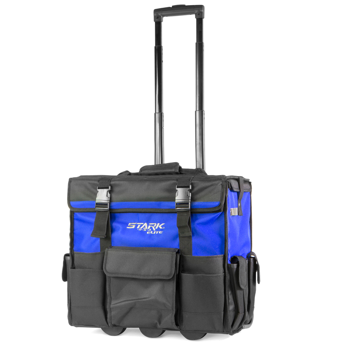 CONSTRUCTION HEAVY DUTY Rolling Tool Bag Tote With Pop Up 20" Handle