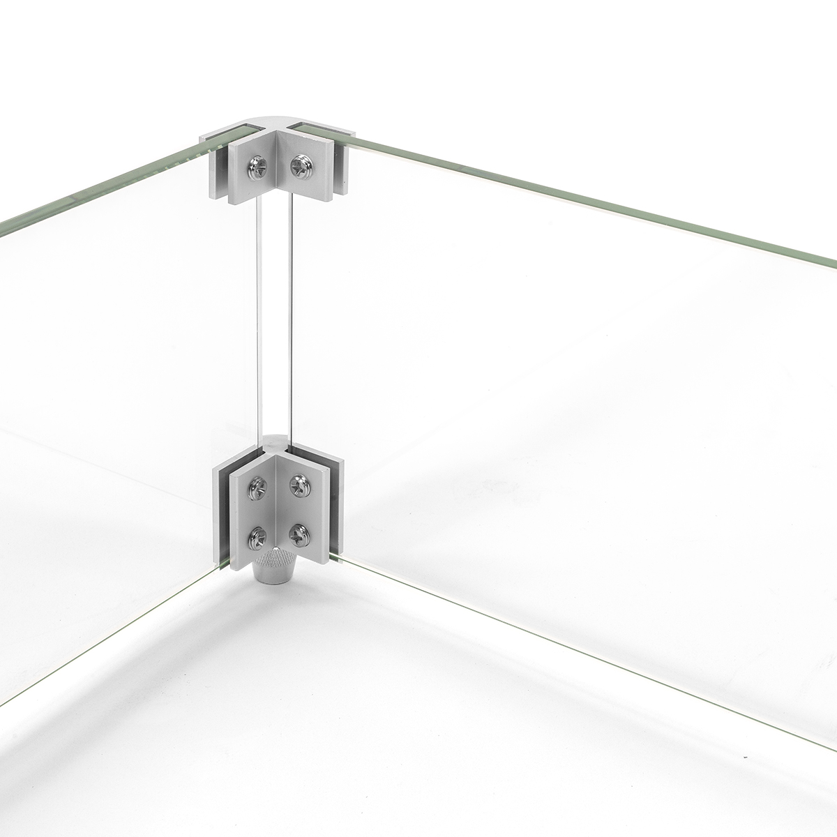 Outdoor Glass Flame Guard For DropIn for Fire Pit Pan Flame Fencing