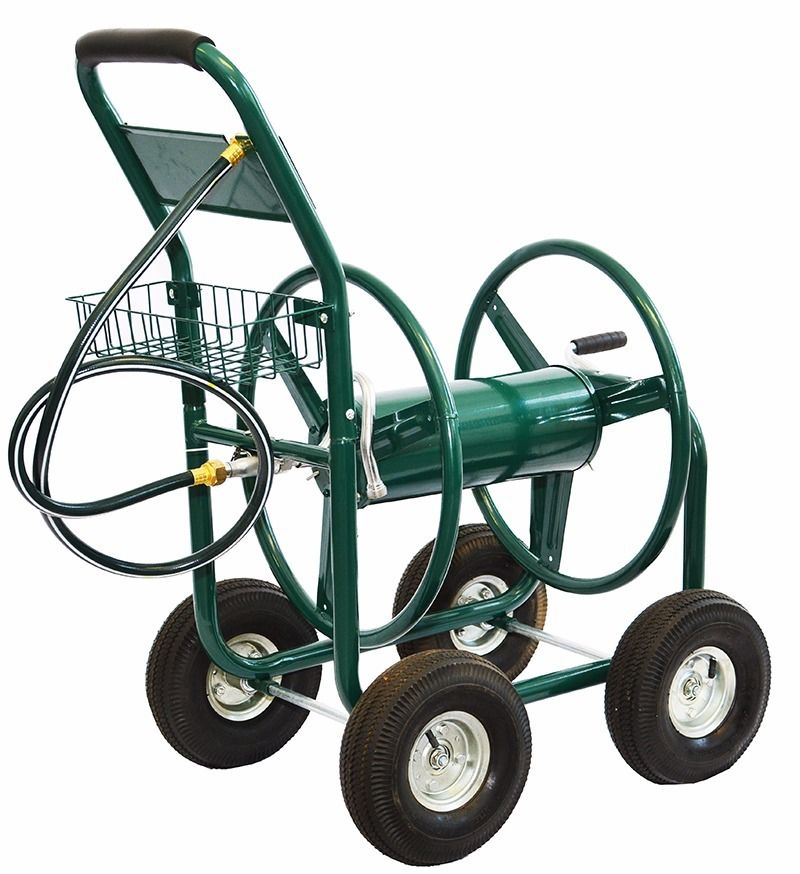 XtremepowerUS Garden Water Hose Reel Cart 300 FT Outdoor HD Yard