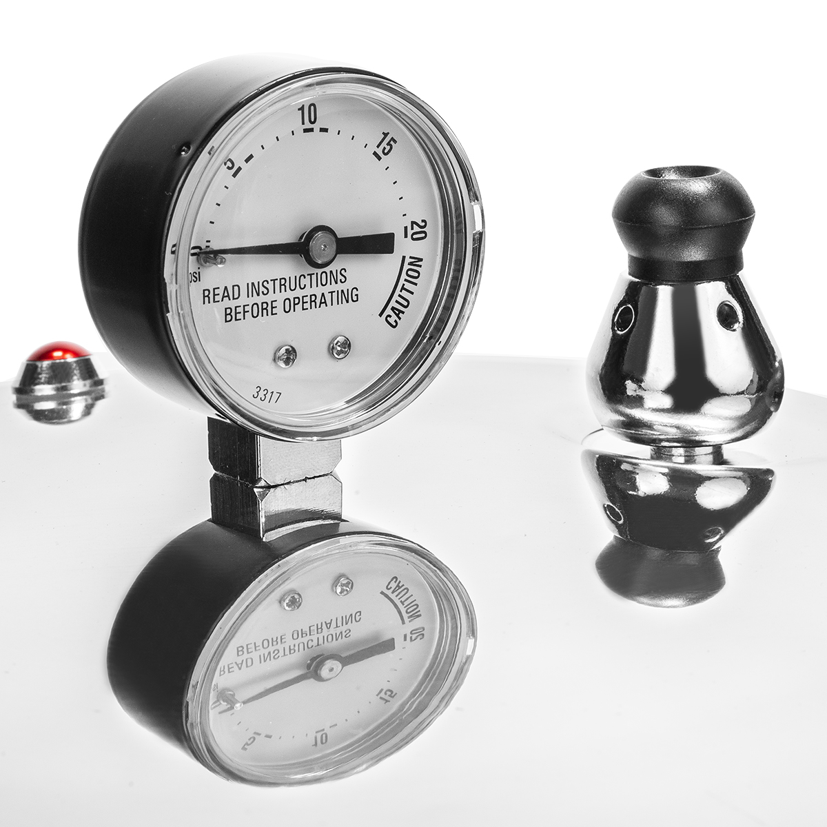 22Quart Pressure Cooker Canner Dial Gauge Compatible on Gas or