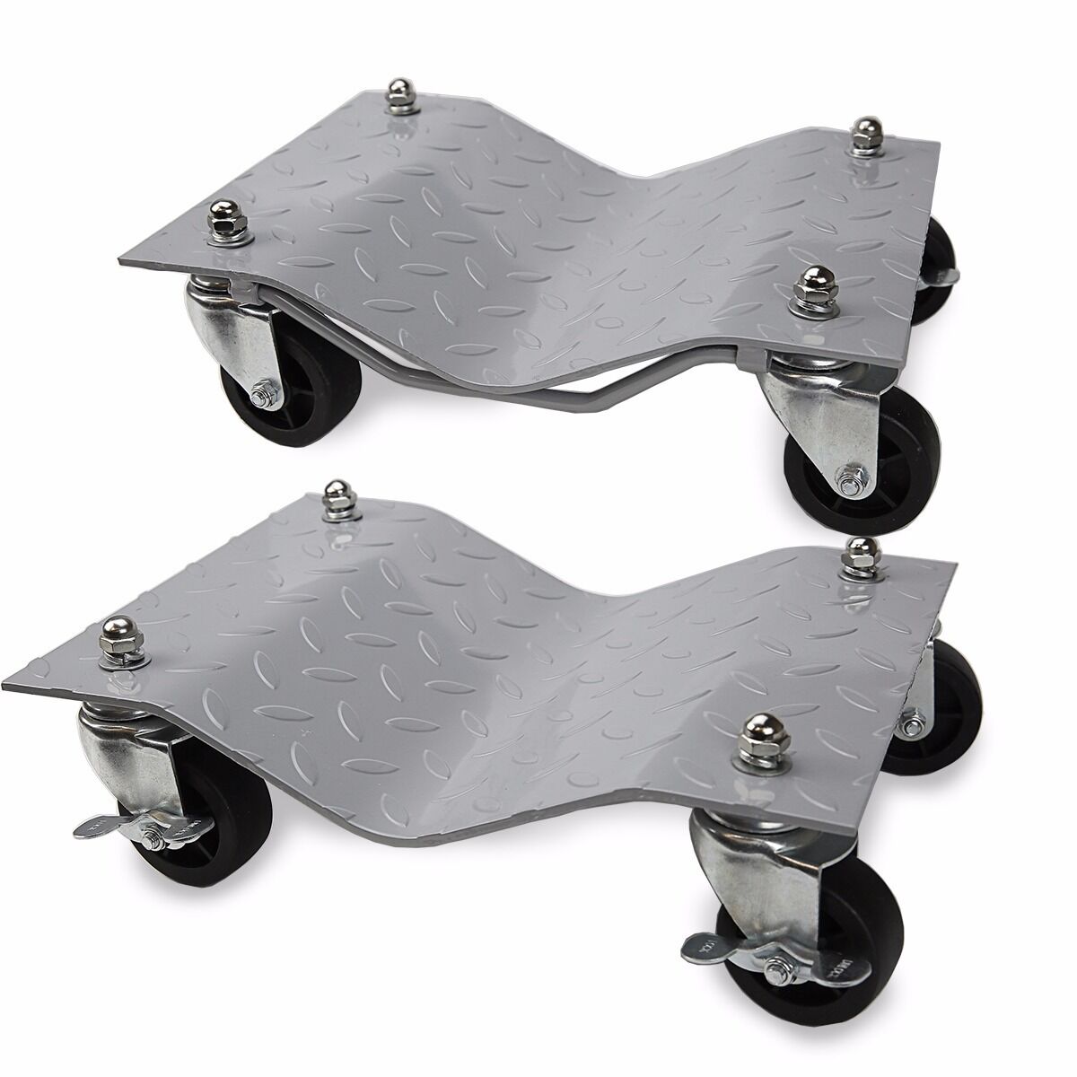 1500lbs Dolly 2Pc Wheel Tire Dollies Bearing Heavy Duty Lift Pair