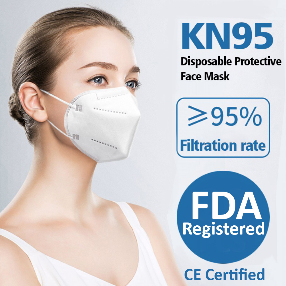 US Top Seller KN95 KN95 Face Mask Protective Respirator Disposable 5