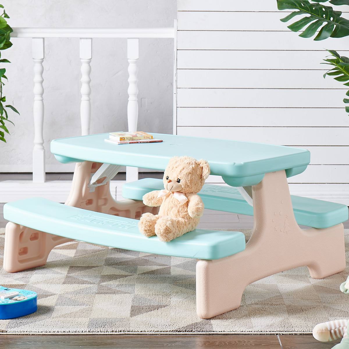 children's table & bench set
