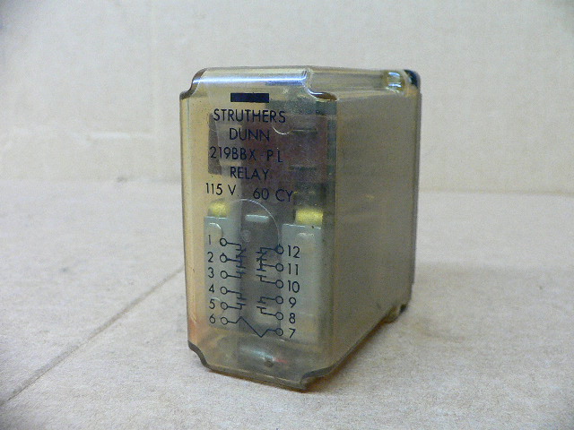 Struthers Dunn 219BBX-PL Relay 115 V