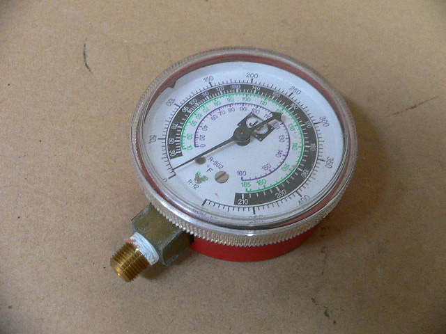 JB INDUSTRIES R-502, R-22, R-12 PRESSURE GAUGE