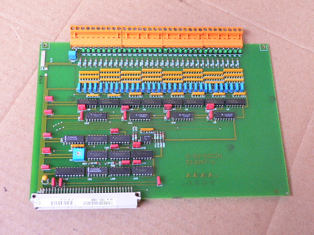 KEBA E-32-DIGIN / D1321F-1 DIGITAL INPUT CIRCUIT BOARD