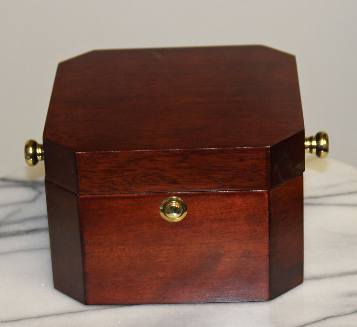 Reloj náutico Linden madera y latón en preciosa caja de exhibición - Imagen 5 de 9
