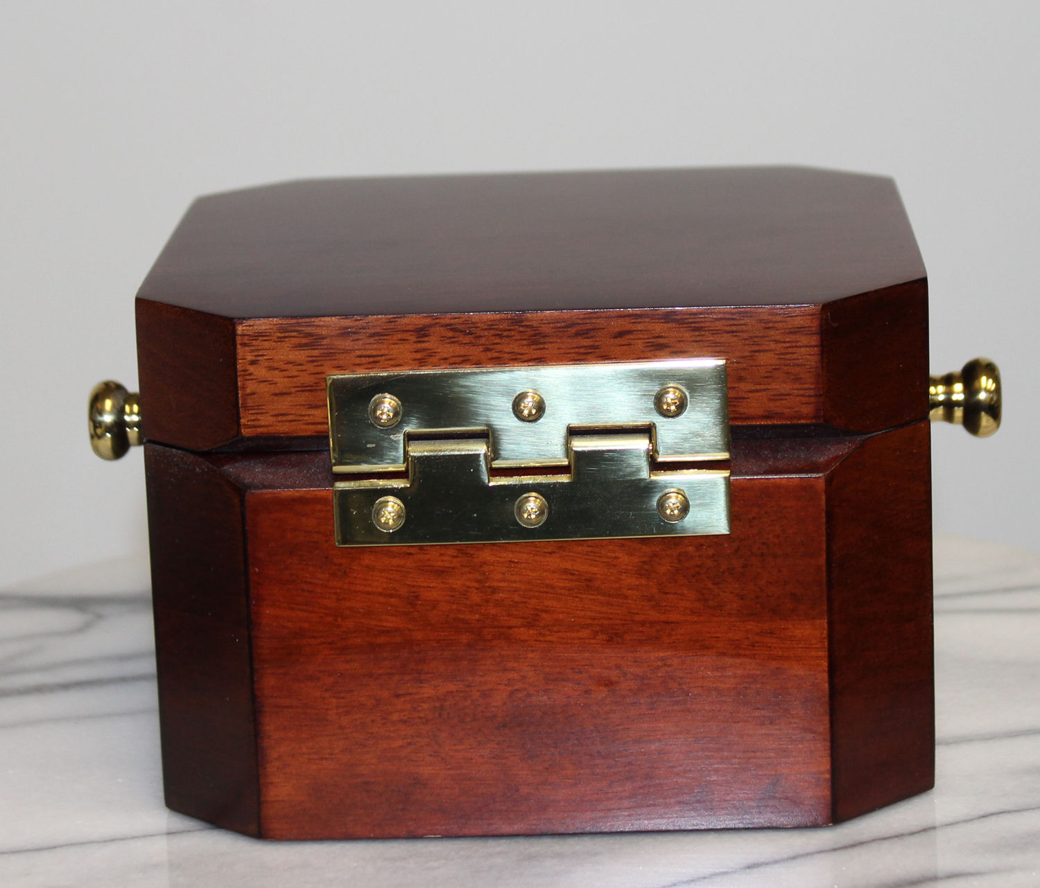 Reloj náutico Linden madera y latón en preciosa caja de exhibición - Imagen 6 de 9