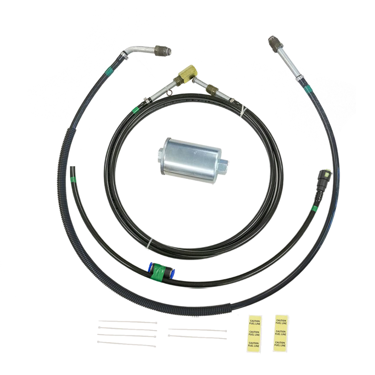 Nylon Fuel Line Repair Kit, Nylon Fuel Line Kit Nfr0011 Fuel Supply Return Line Fit For Ck Classic 2500 3500 1998 To 2000, Fuel Supply Line Kit
