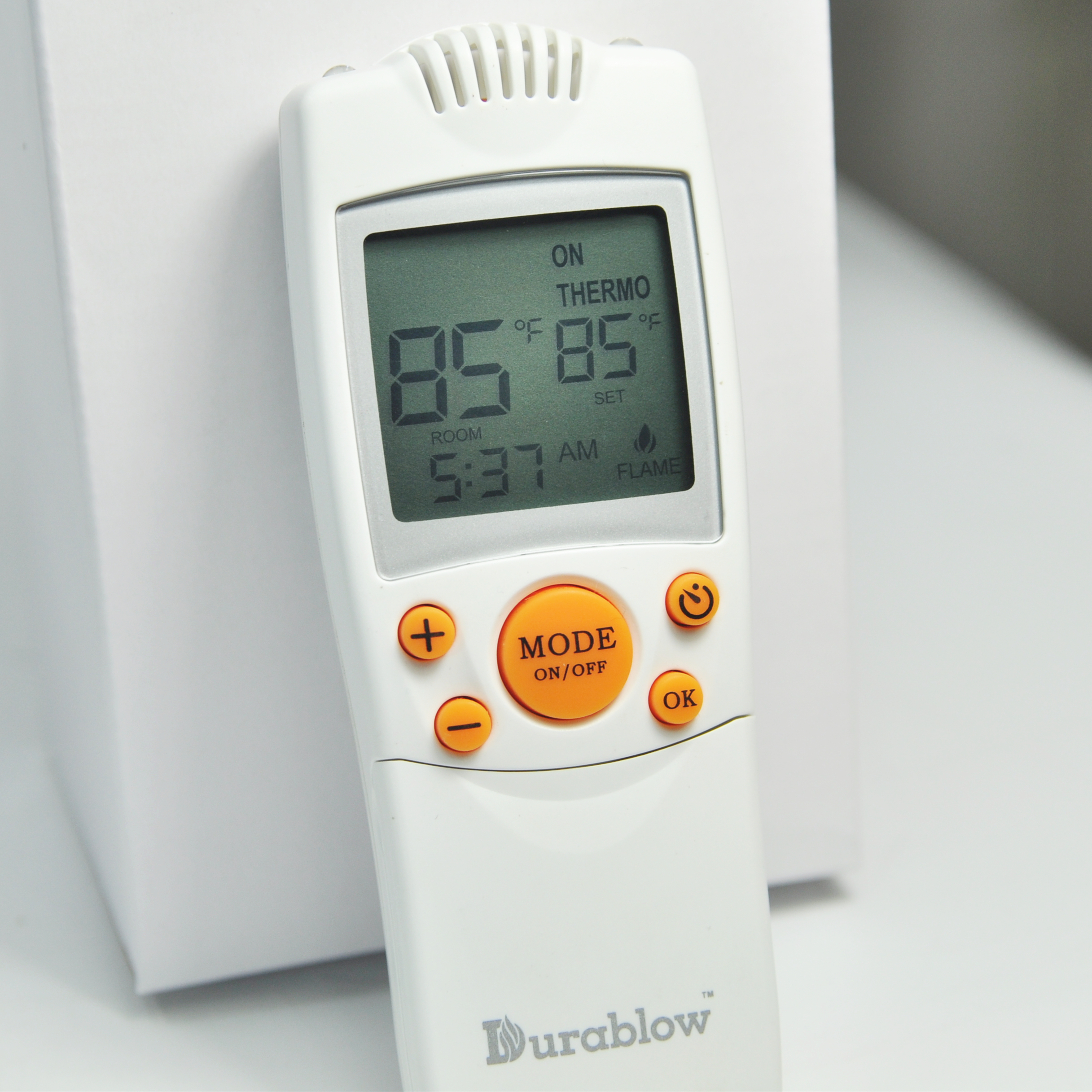 Durablow Fireplace Remote Control Kit Thermostat (On/Off + Timer ...