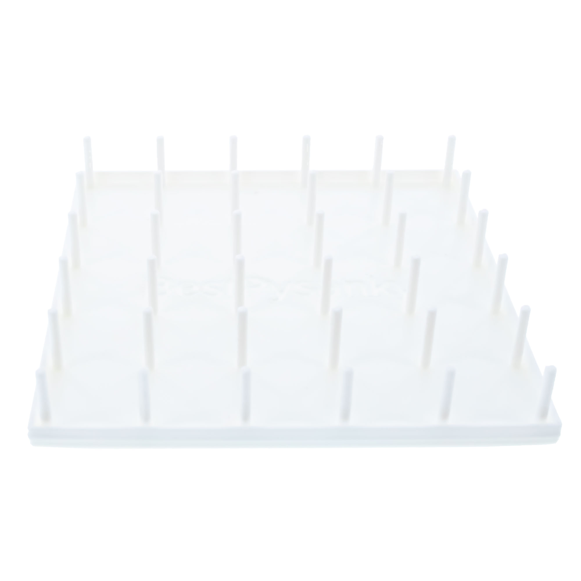 White Plastic Craft Drying Rack 5.85 x 5.85 Inches