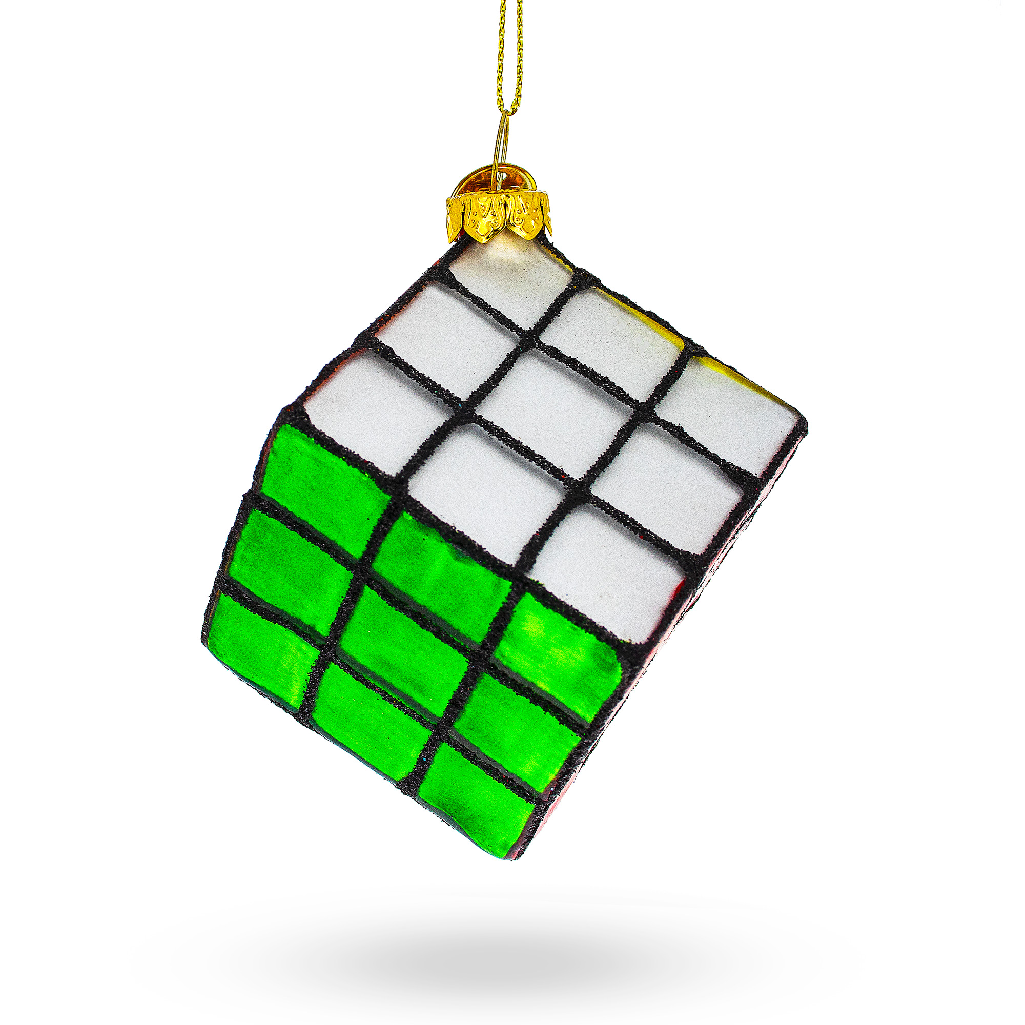 Magic Cube Blown Glass Christmas Ornament 716417756446  eBay