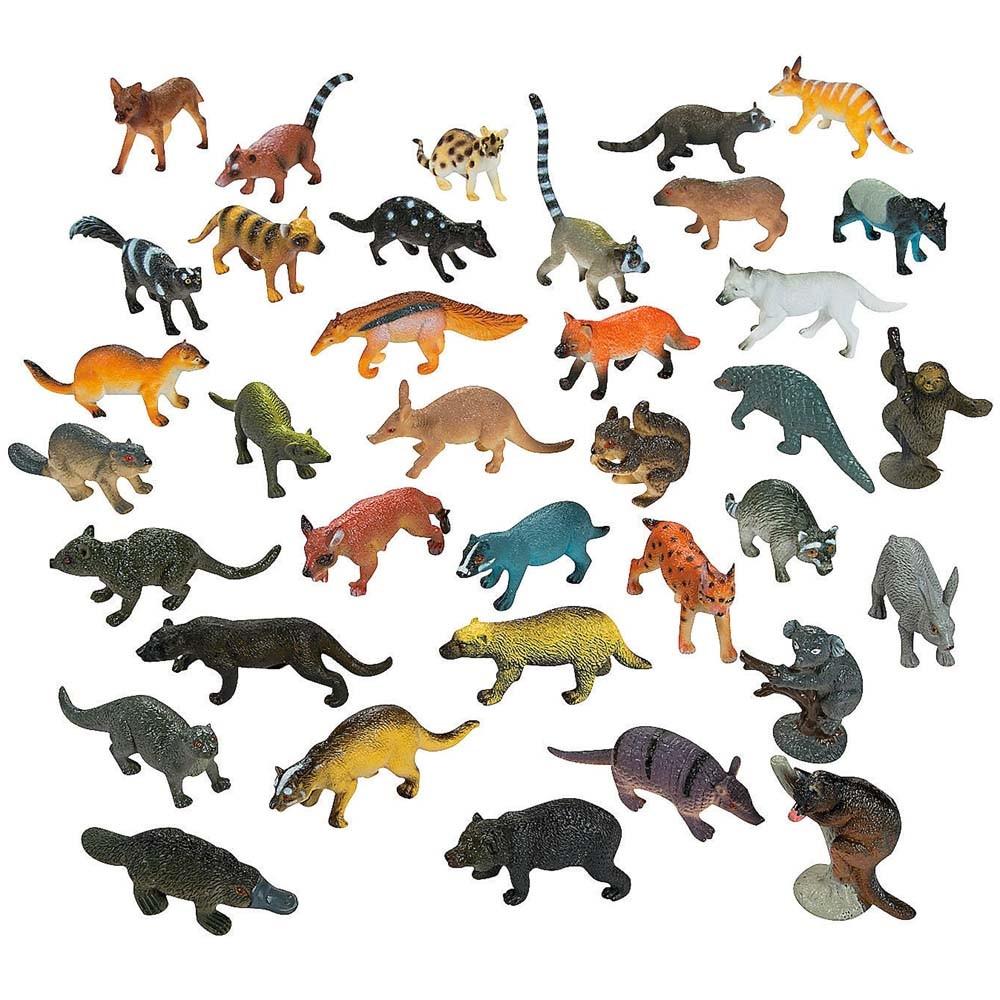 Set of 12 Forest Animals Action Figurines | eBay