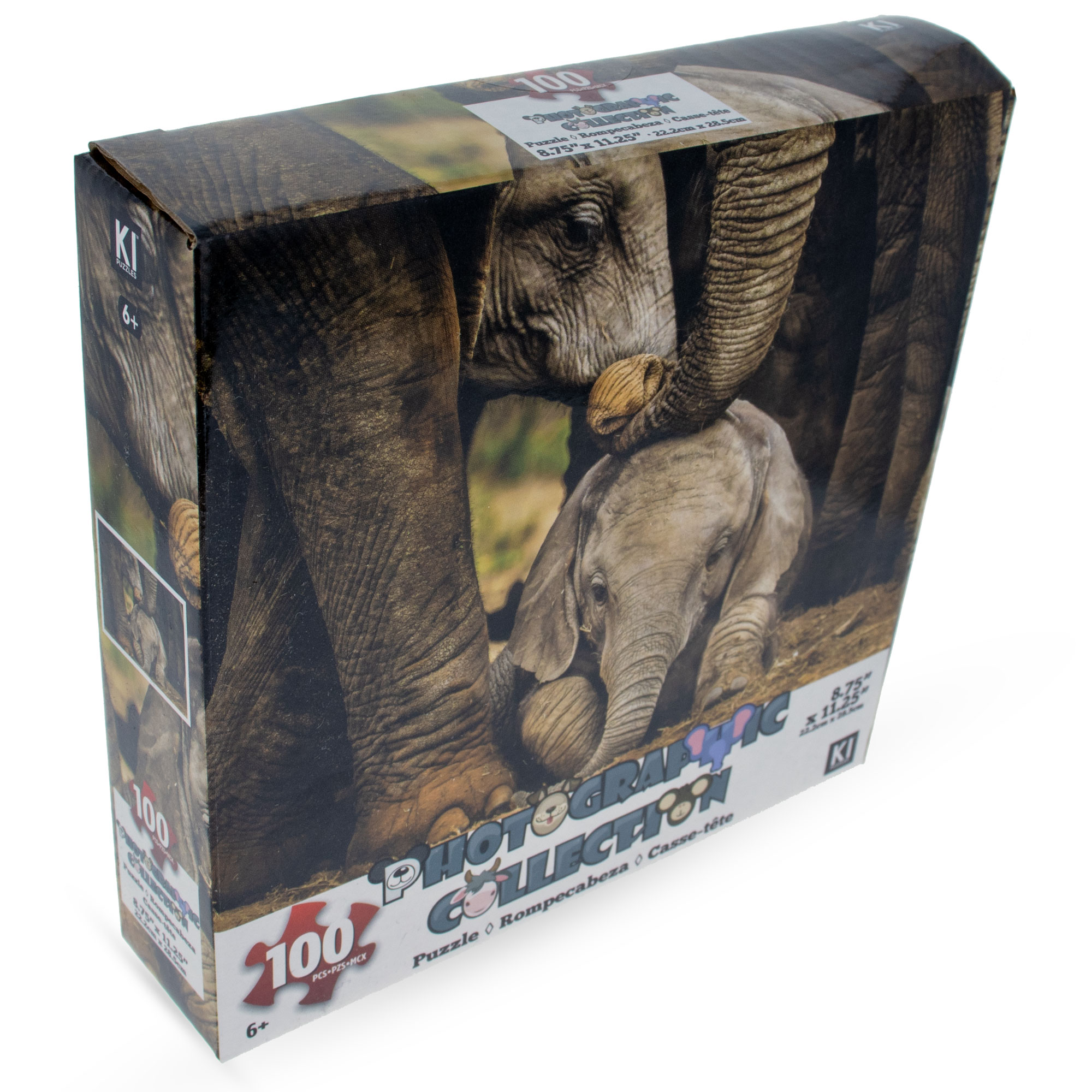 100 Piece Elephant Family Puzzle