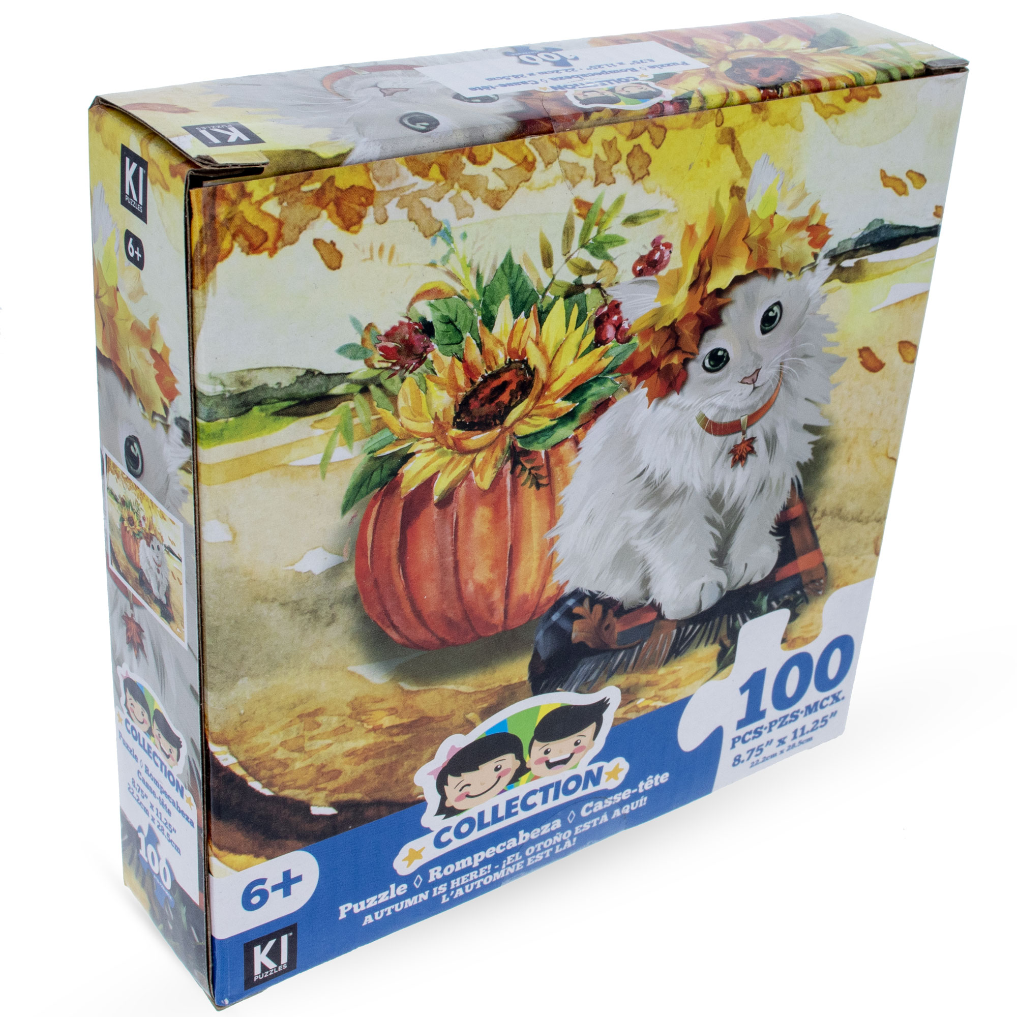 100 Piece Fall Kitten Puzzle