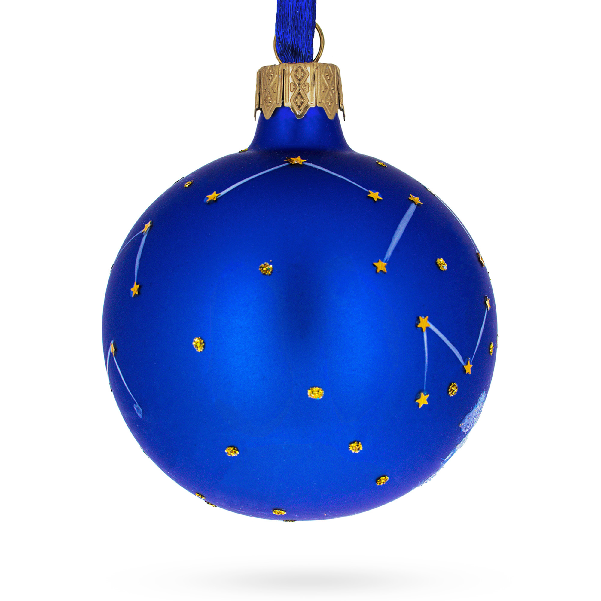 Capricorn Astrological Zodiac Horoscope Sign Glass Ball Christmas