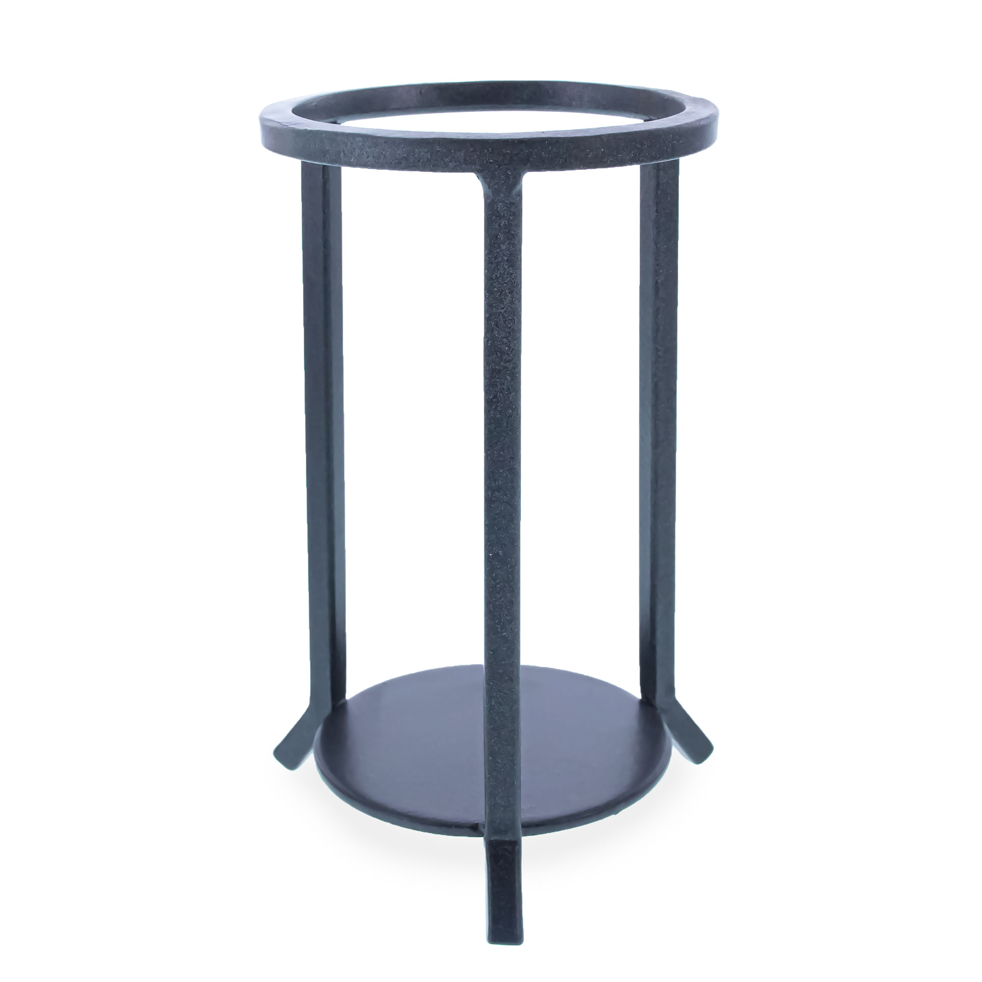 Tall Wrought Iron Large Egg or Sphere Stand Display Holder 4.5 Inches