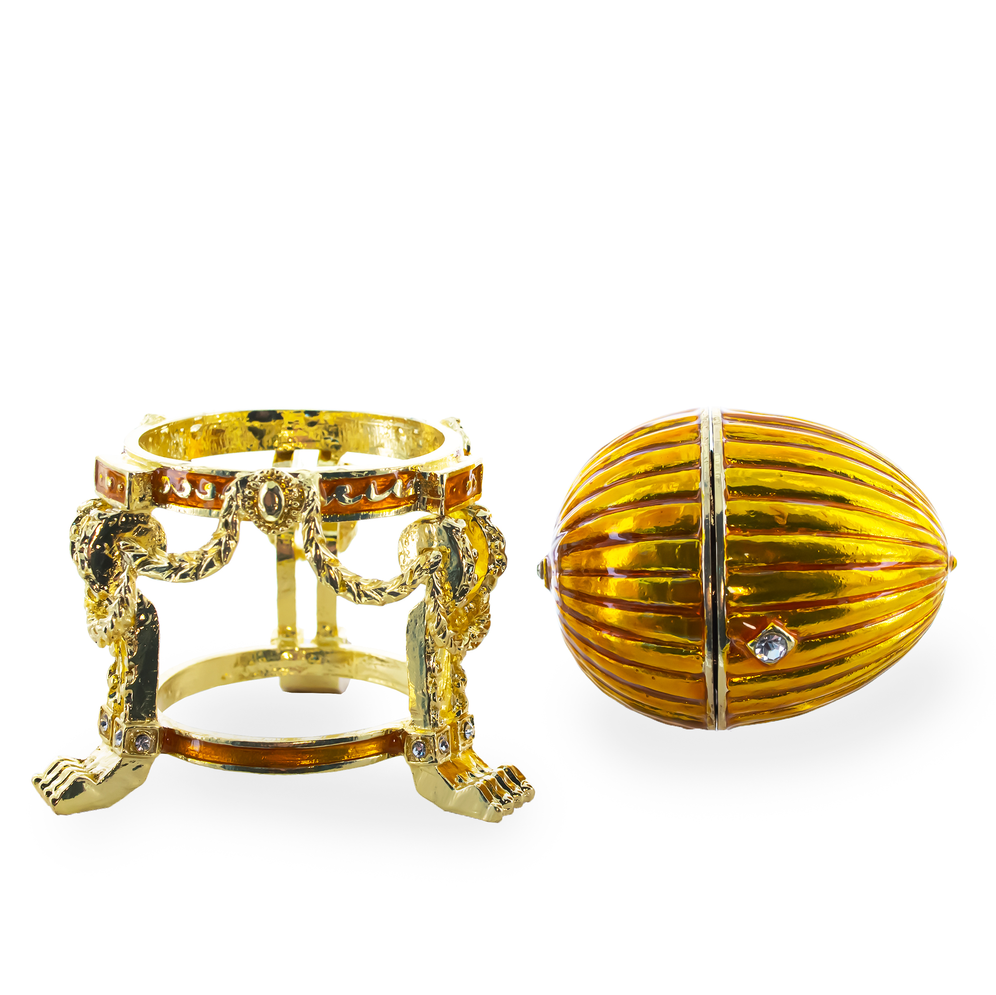Imperial Collection ゴールドエッグ 1887 Third Imperial Royal Imperial Easter Egg | eBay