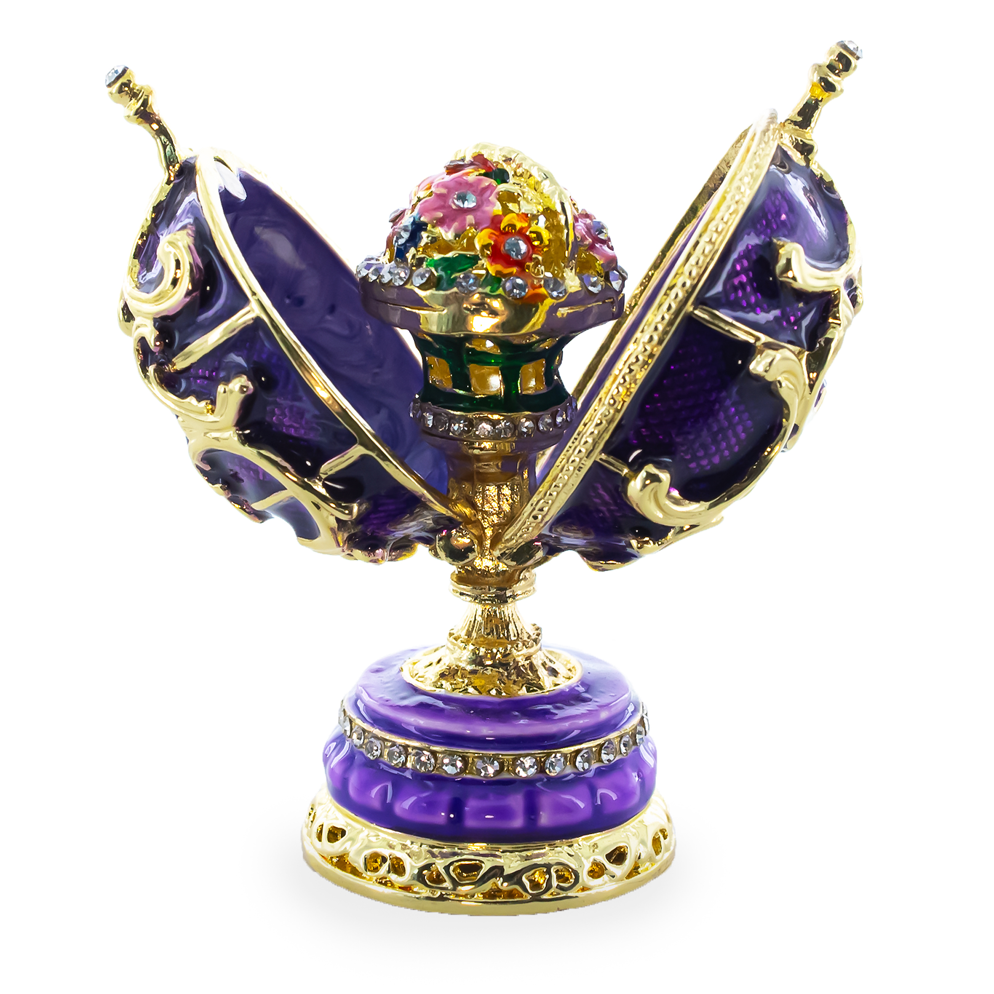 1899-1903 Spring Flowers Royal Imperial Easter Egg 3.4 Inches