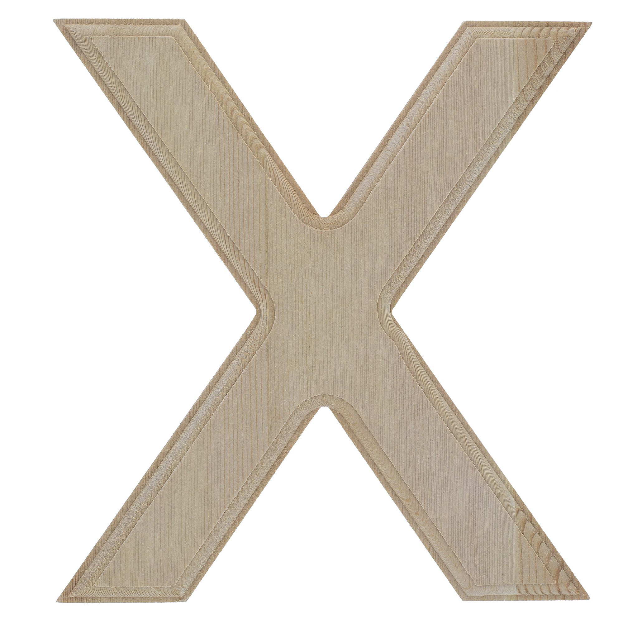 Unfinished Wooden Number 0 6.25 Inches