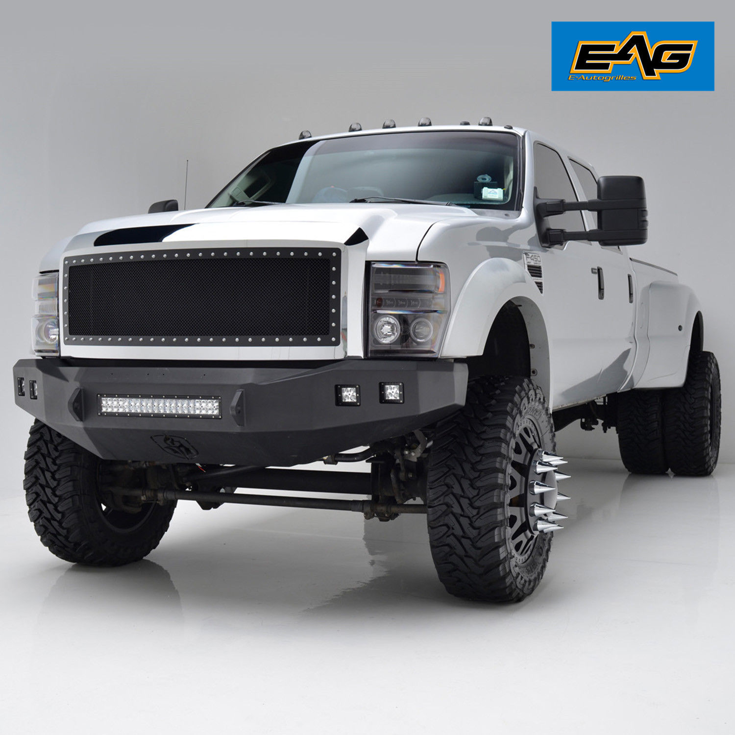 EAG Chrome Billet Grille+Shell for 08-10 Ford F250//F350