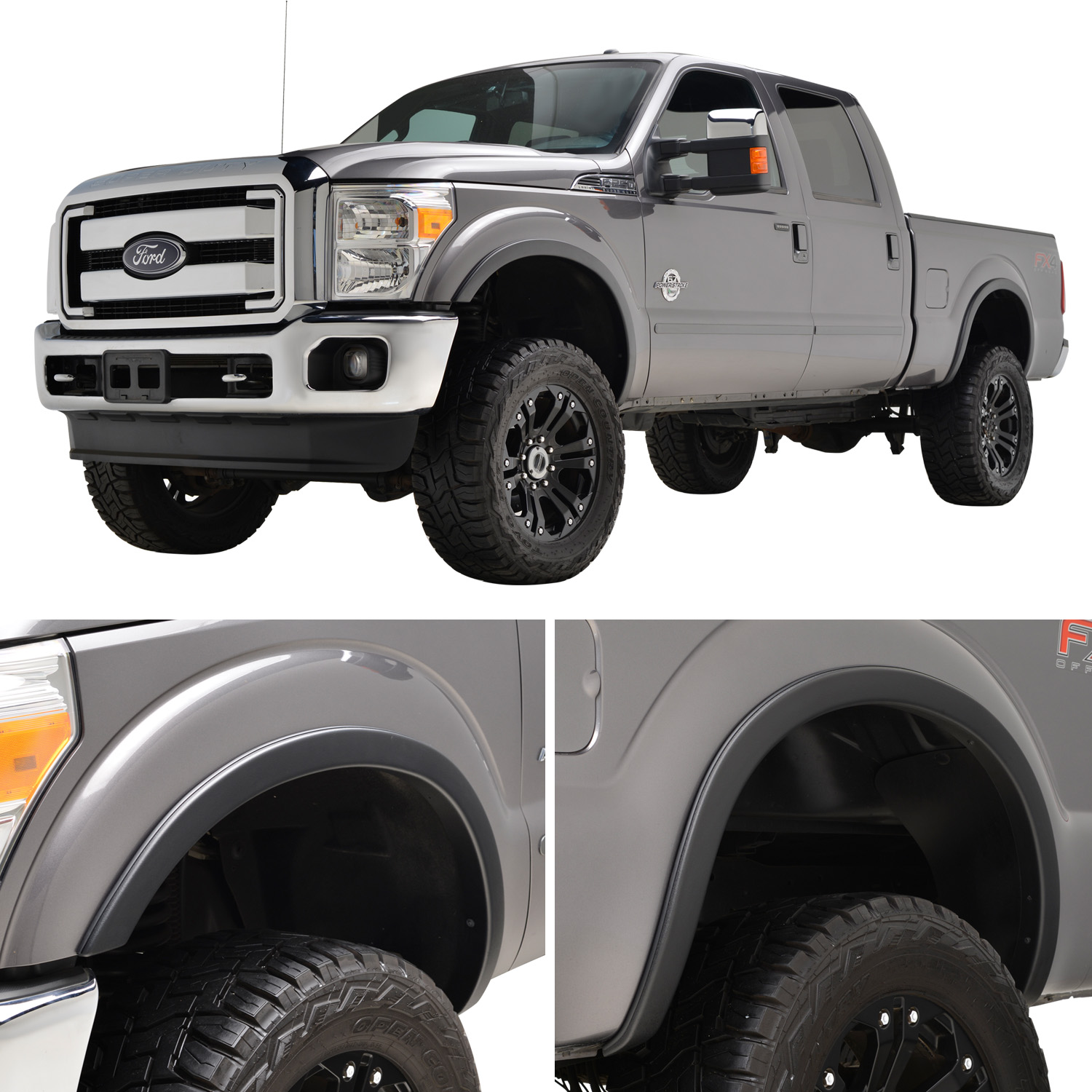 thumbnail image 2 of Painted Fender Flares For Ford F250/F350 Super Duty 1999-2007 - Any Color 2 of 6