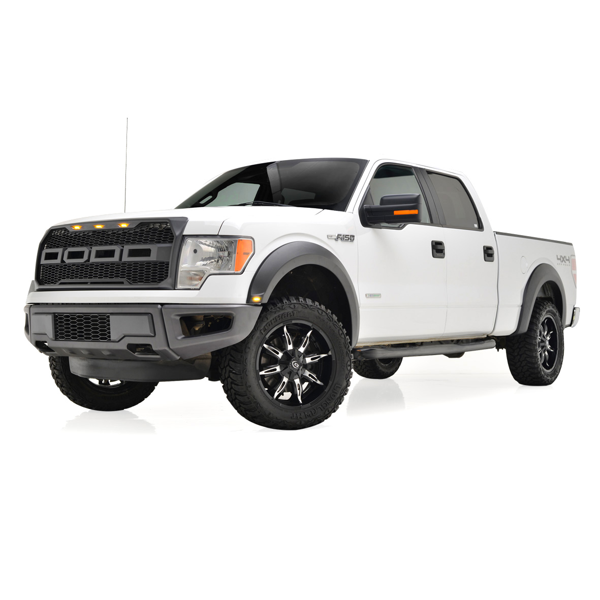 EAG Front and Rear Fender Flares Heavy Duty Plastic Fit for 20092014