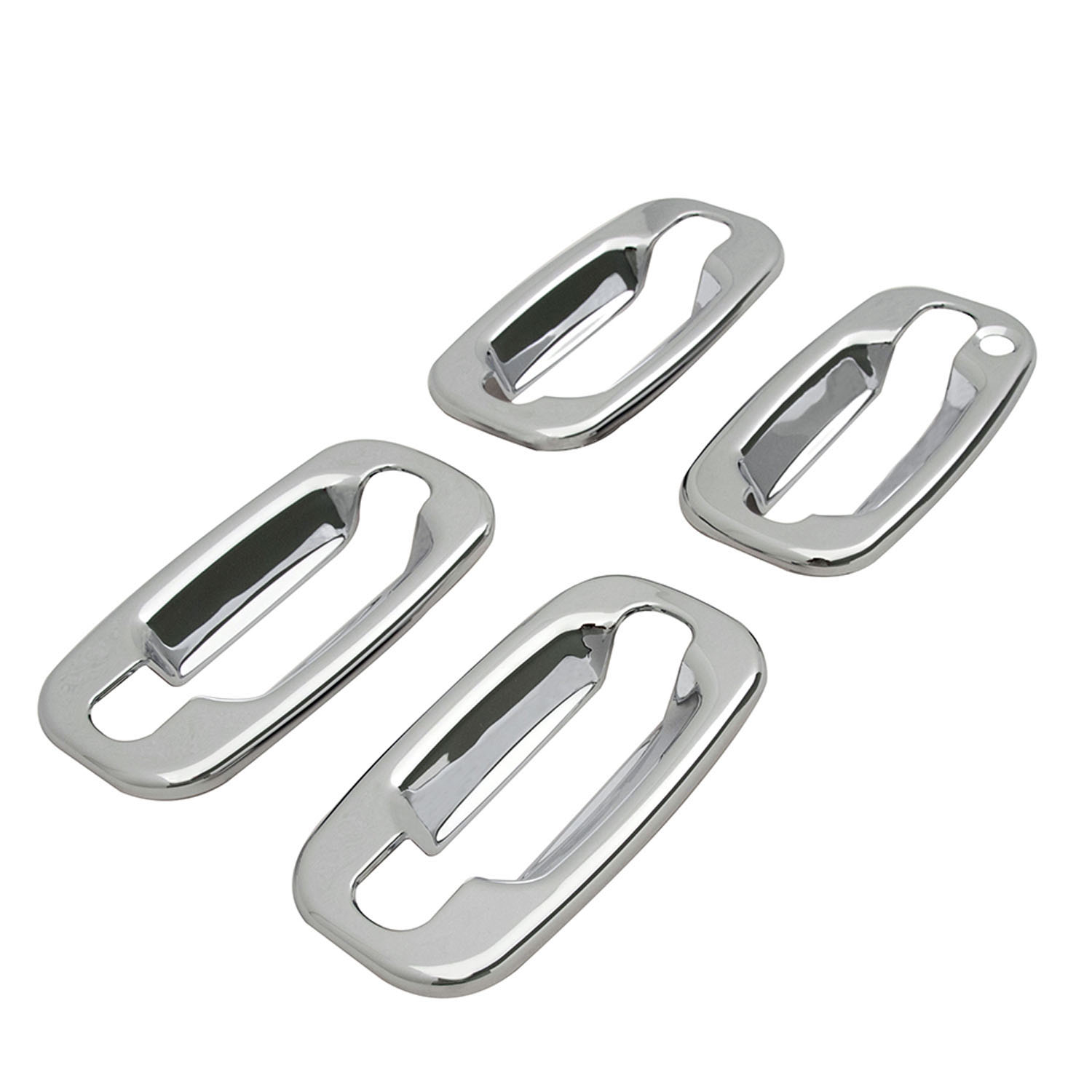 EAG 04-14 Ford F-150 2 Door Handle Cover with Passenger Keyhole Triple Chrome Plated