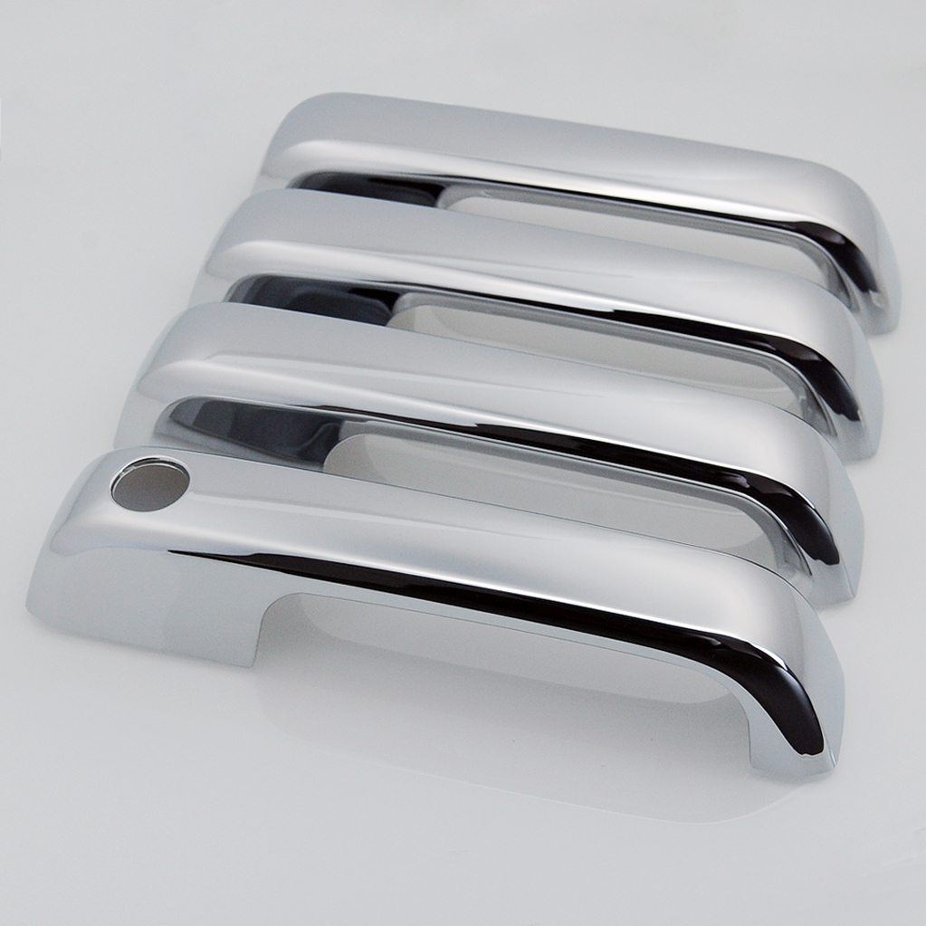 EAG 04-14 Ford F-150 2 Door Handle Cover with Passenger Keyhole Triple Chrome Plated
