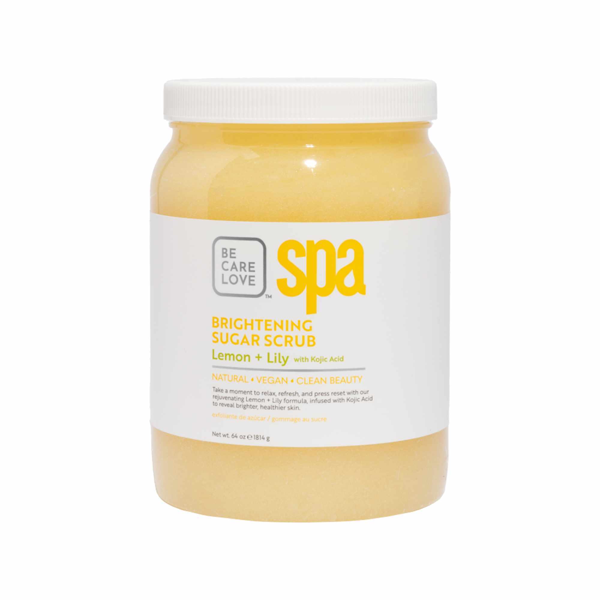 BCL Spa 64 oz. Brightening Lemon + Lily Sugar Scrub