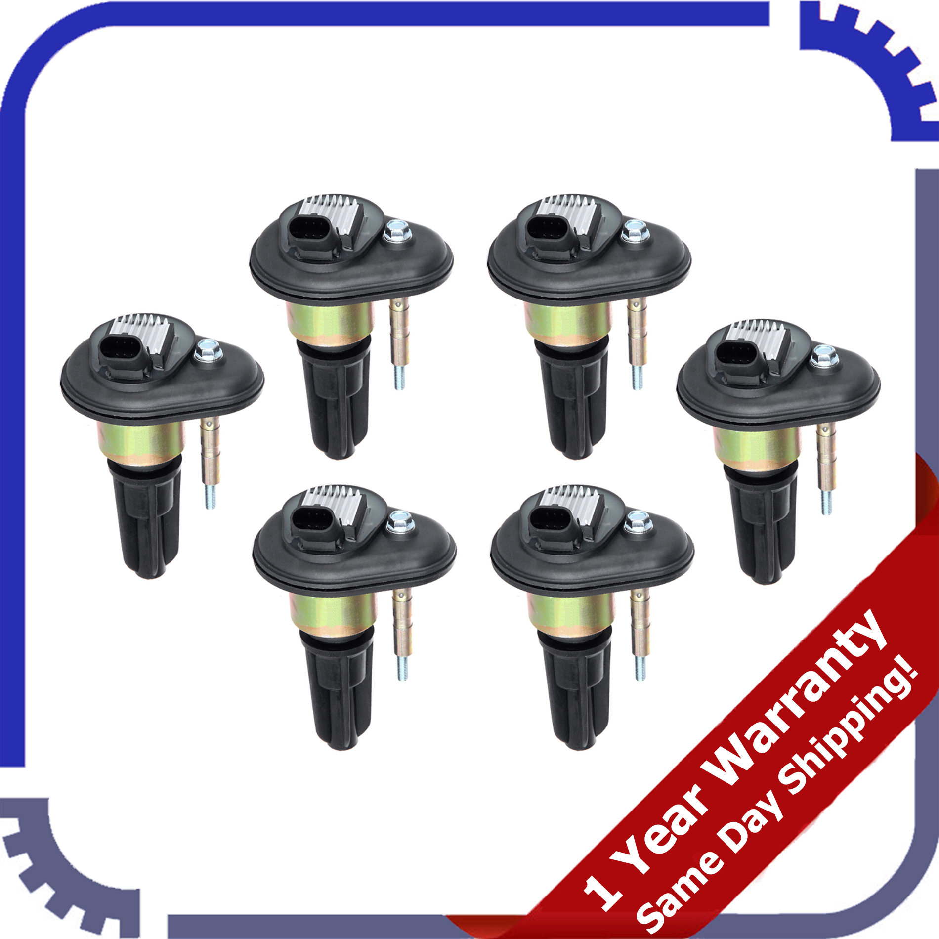 NEW 5 Pack Ignition Coils for Chevy Trailblazer GMC Canyon Envoy UF-303 C1395