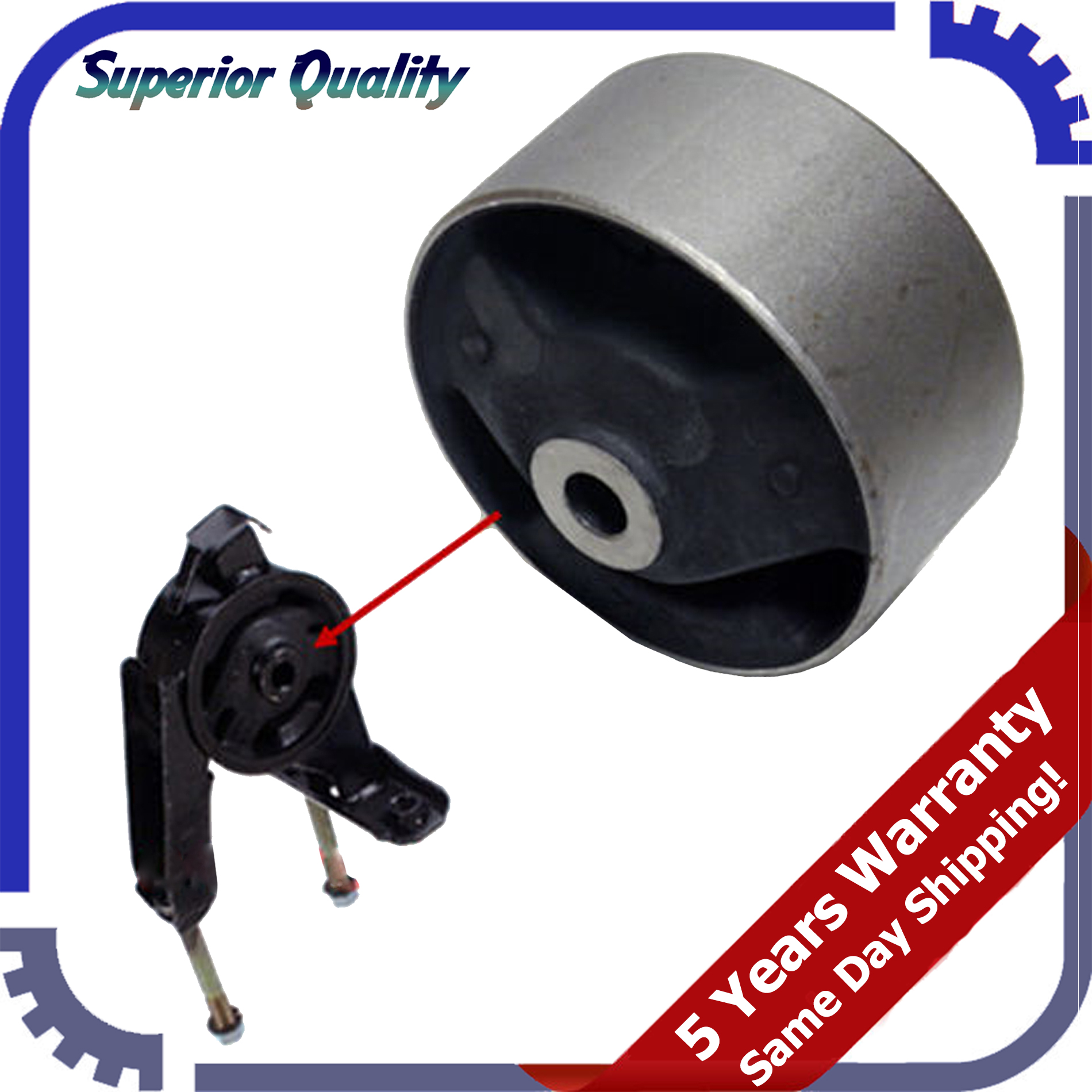 For 0005 Toyota Echo 0406 Scion xA xB 1.5L Brand New Rear Engine