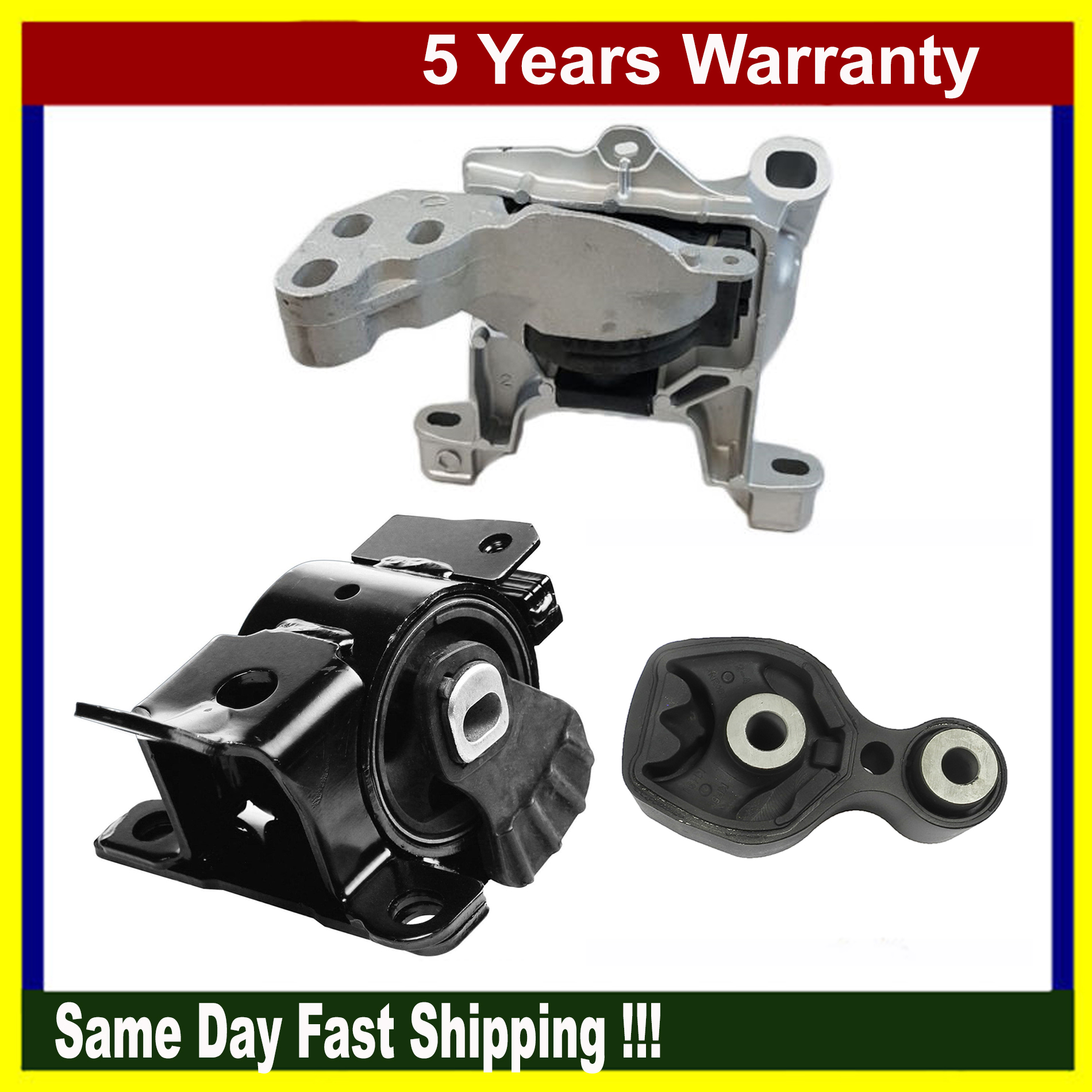 Engine Motor & Transmission Mount Auto Trans For Mazda 3 20142016 2.0L