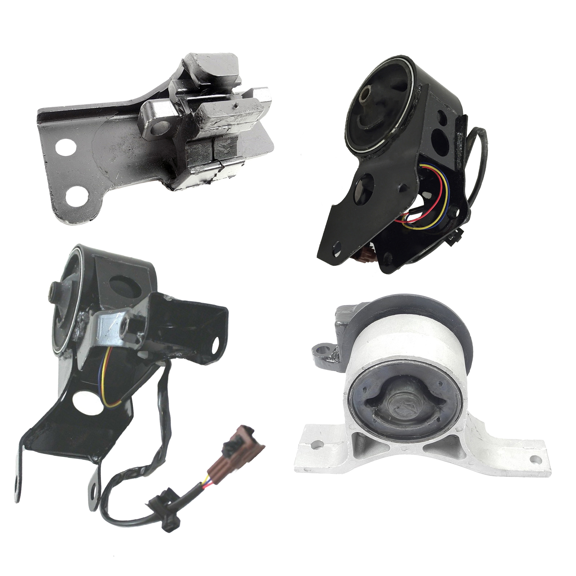 Set 4 Engine Motor & Trans Mount w/ Wires For 2003-2007 Nissan Murano 3