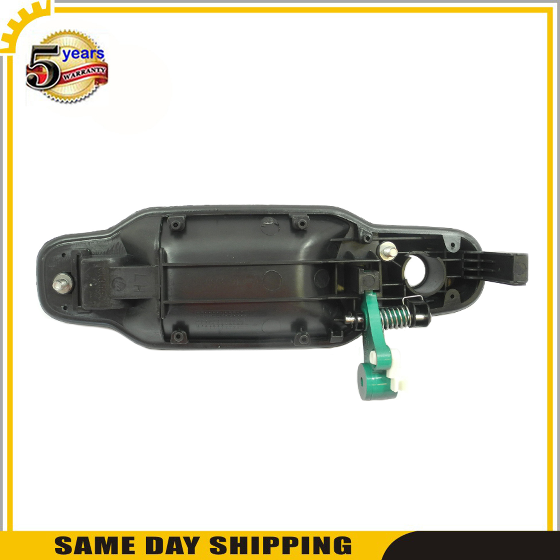 Primed Black Outside Door Handle Front Left Driver Exterior
