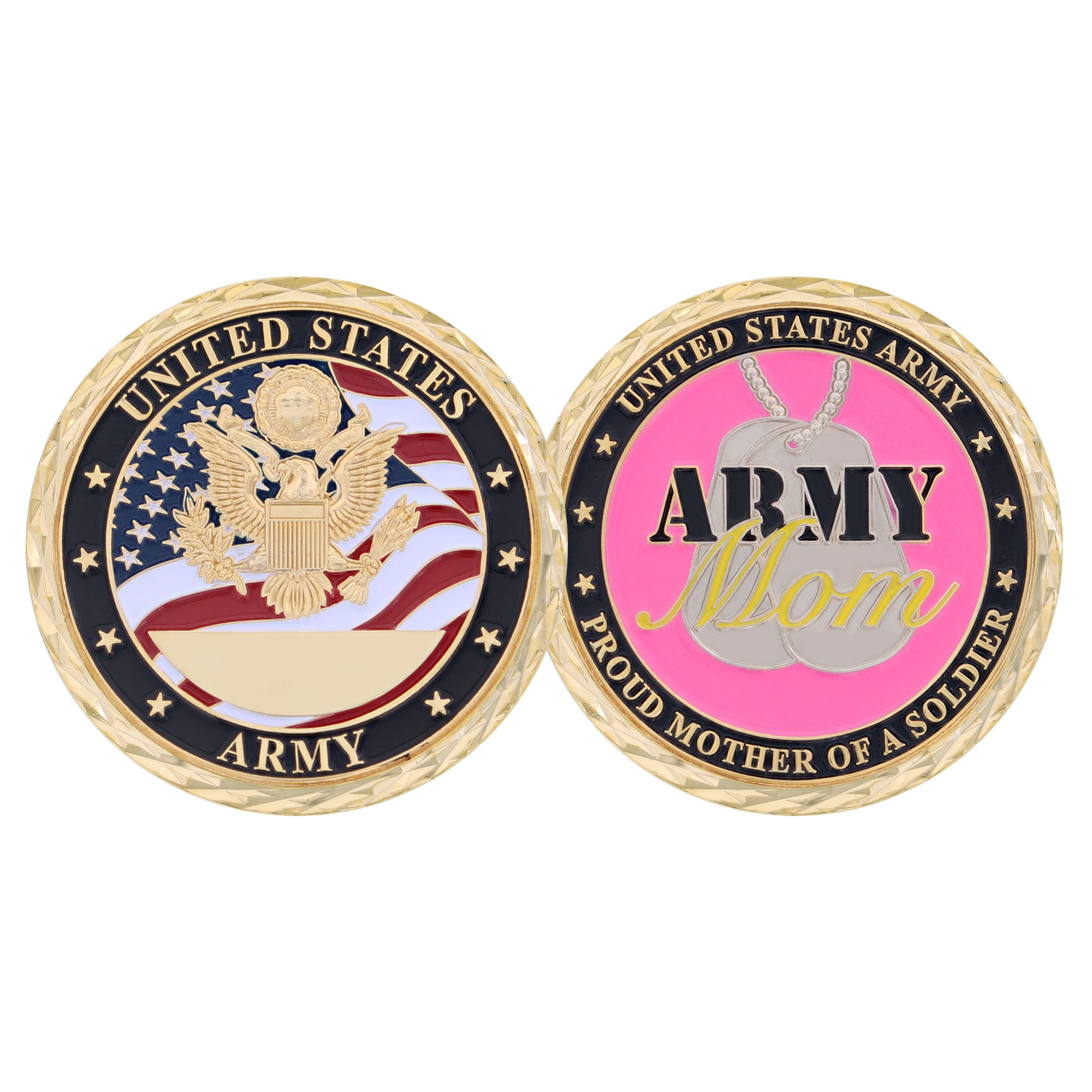Proud Mother of an Army Soldier US Army Mom Challenge Coin