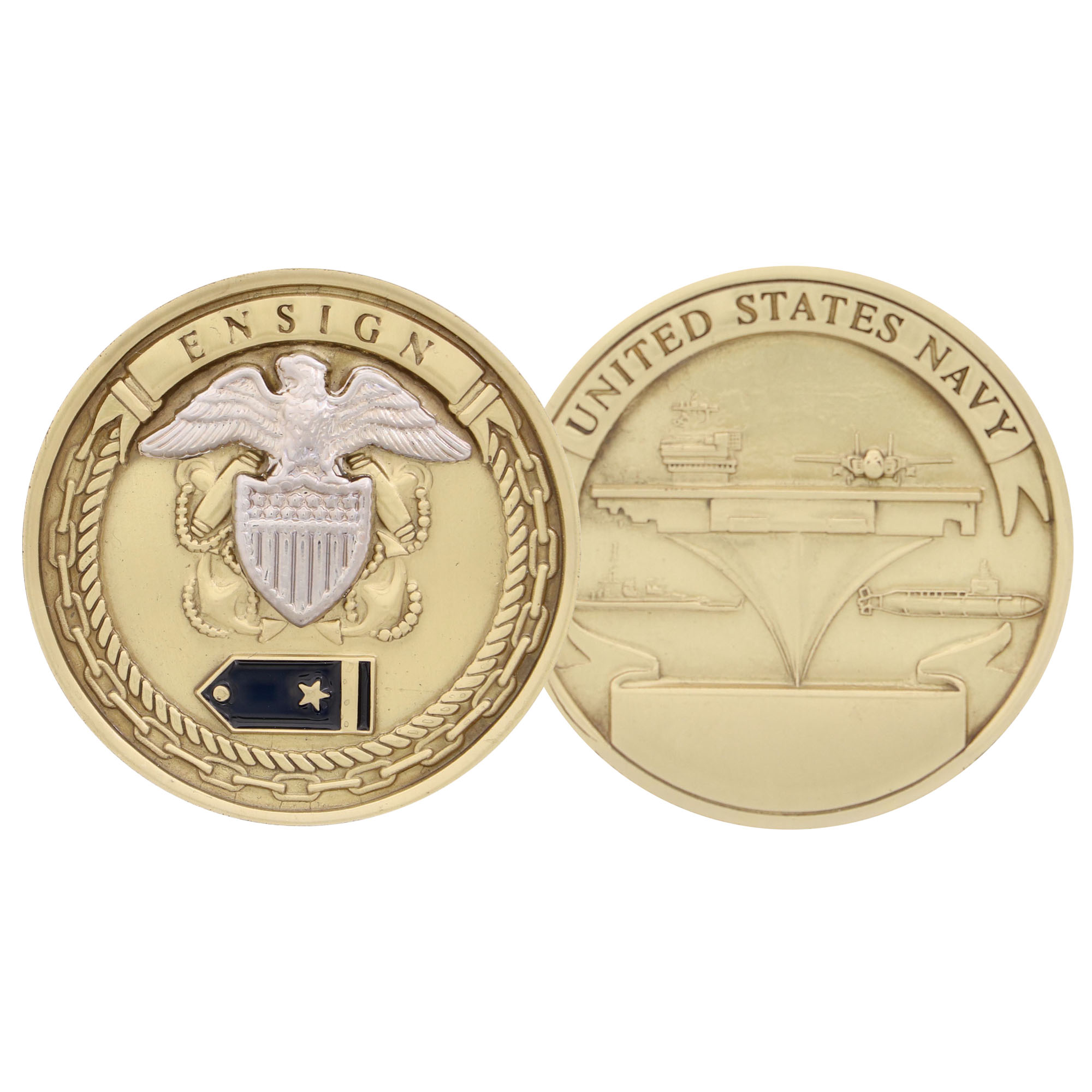 US Navy Ensign Rank Challenge Coin CC-432 | eBay