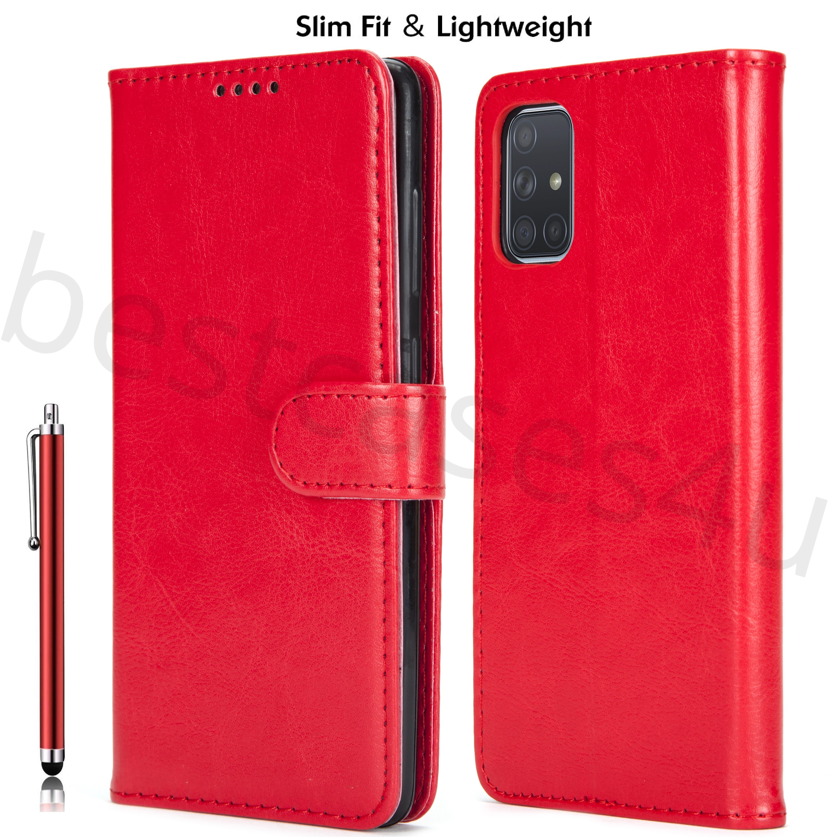 For Huawei P40 Pro P40 Lite Phone Case Leather Flip Shockproof Wallet Book Cover - Picture 10 of 12