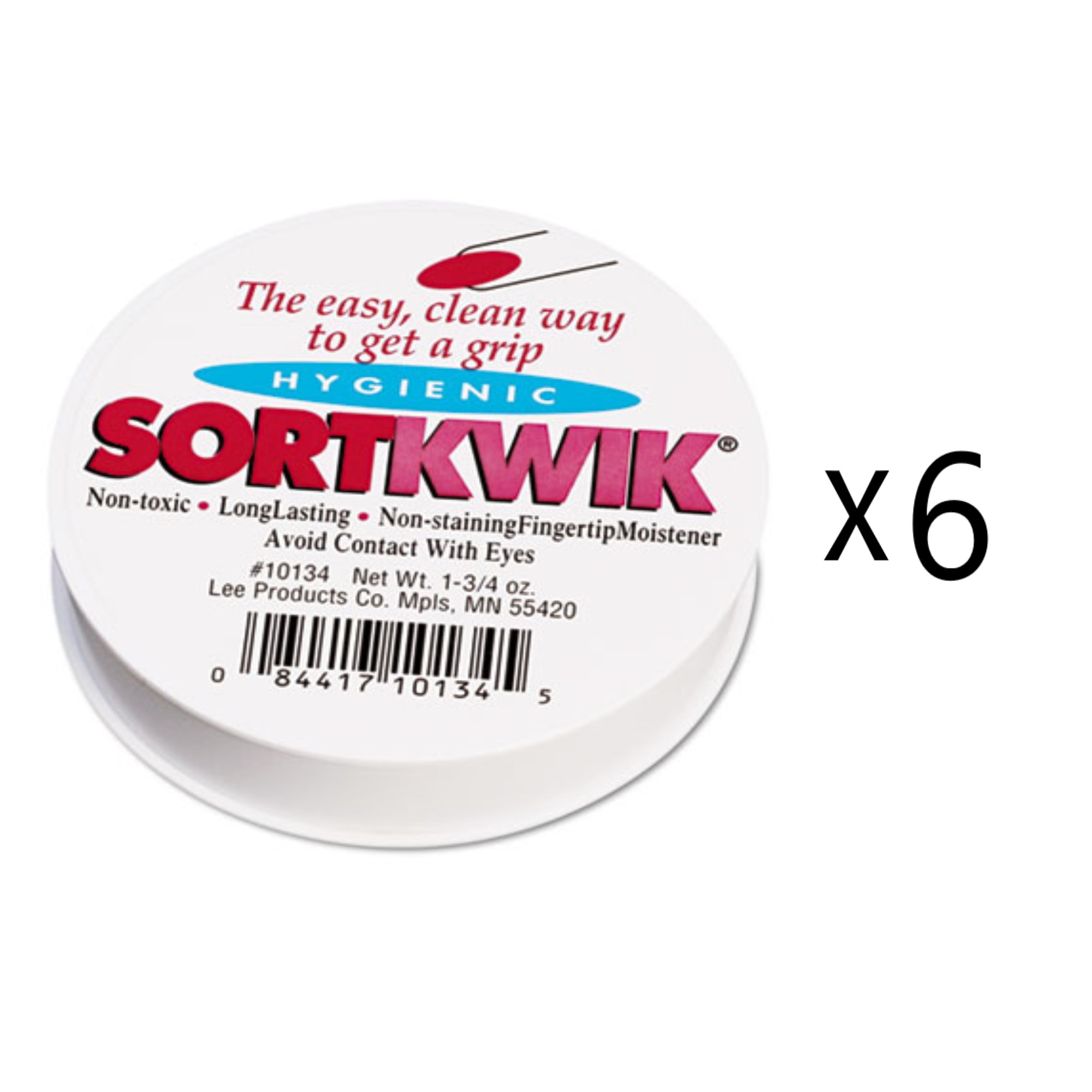 (6 Pack) Sortkwik Fingertip Moisteners, 1 3/4 oz, Pink 84417101345 eBay