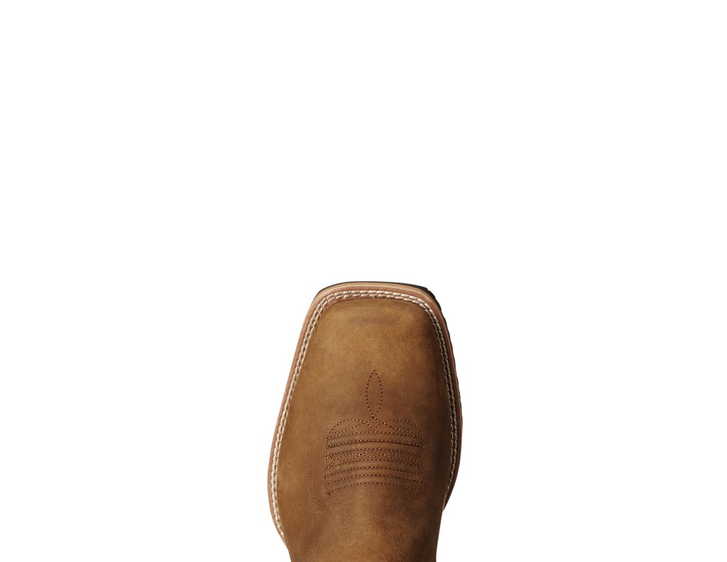 Ariat Men’s 10.5D Hybrid Rancher Brown Leather Camouflage Western Cowboy Boot Ariat Men main image 3
