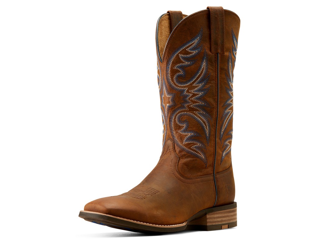 Ariat Men\'s Size 8.5 D Ricochet Brown‎ Leather Rodeo Western Cowboy Boots Ariat Men main image 2