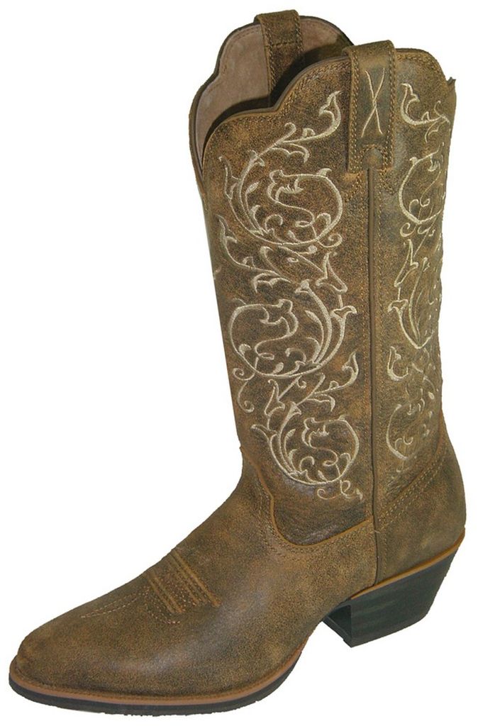 Twisted X Western BOOTS Womens Cowboy 8 B Bomber Brown WWT0025