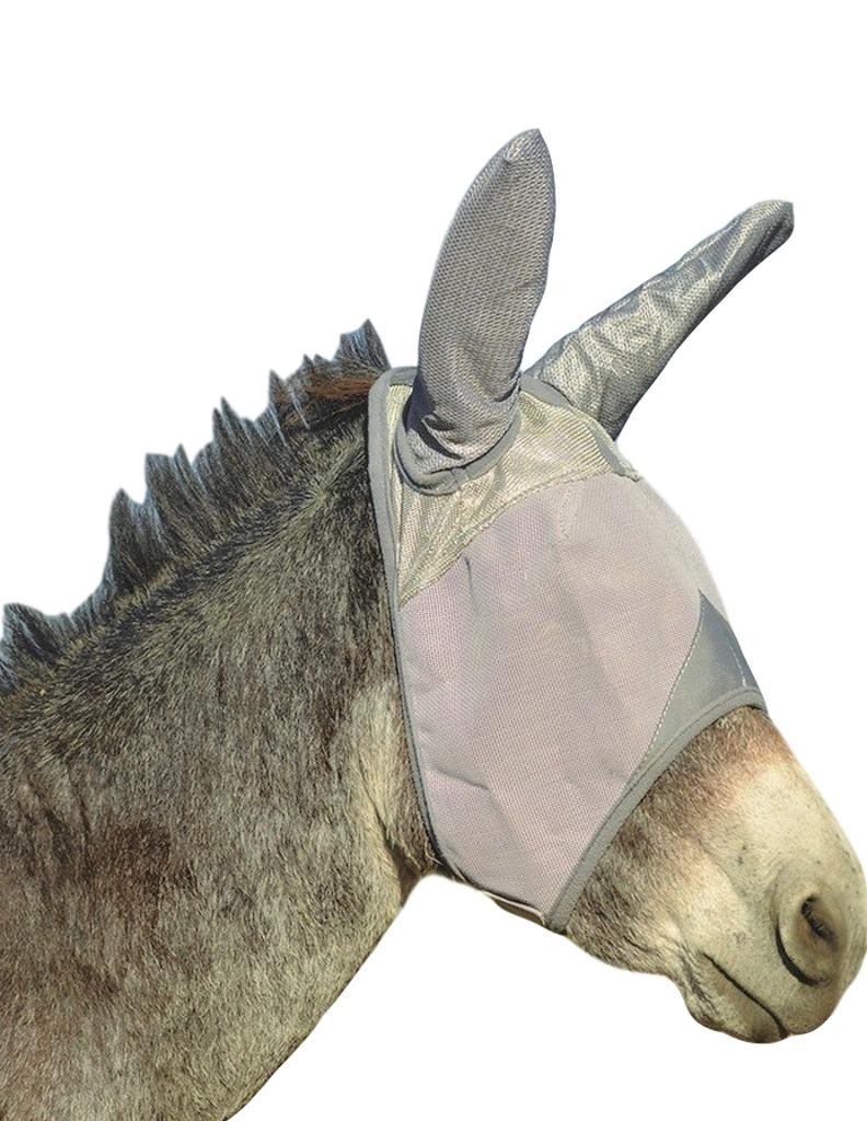 CASHEL Crusader Mule Fly Mask with Ears, Grey, Mule Arabian