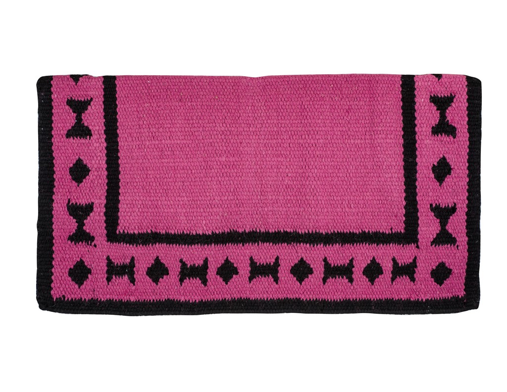 Tabelo Western Saddle Blanket Border Pattern Wool Show 36 x 34 723685
