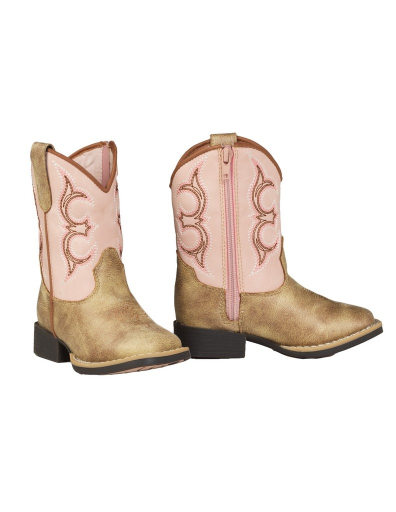 Twister Toddler Girl's Posy Light Pink Western Boots