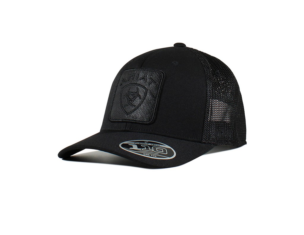 CHAPEAU HOMME ARIAT FlexFit 110 BOUCLIER BRODÉ MARINE A300007903