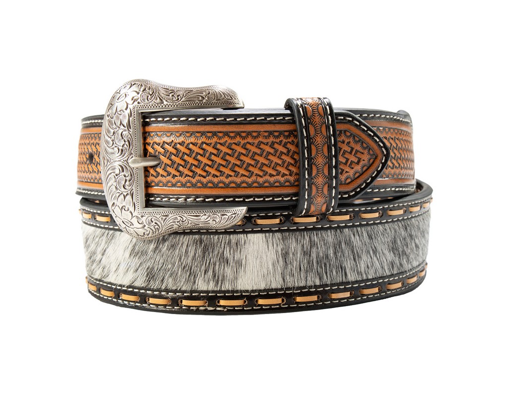Nocona Western White Leather Belt Nocona | Accessories | Nocona Western White Leather Belt  main image 3